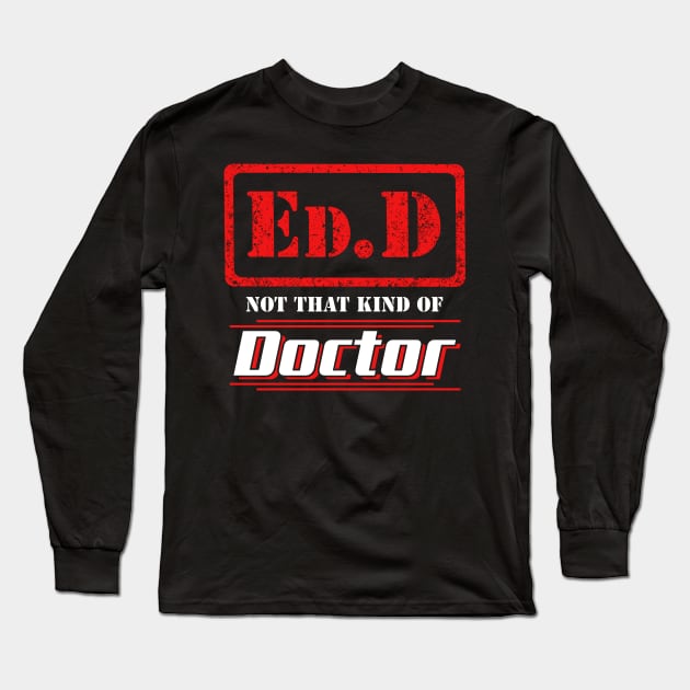 Edd not that kind of doctor Long Sleeve T-Shirt by captainmood